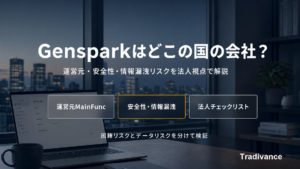 Gensparkはどこの国の会社か—運営元MainFuncと安全性・情報漏洩リスクを法人視点で解説